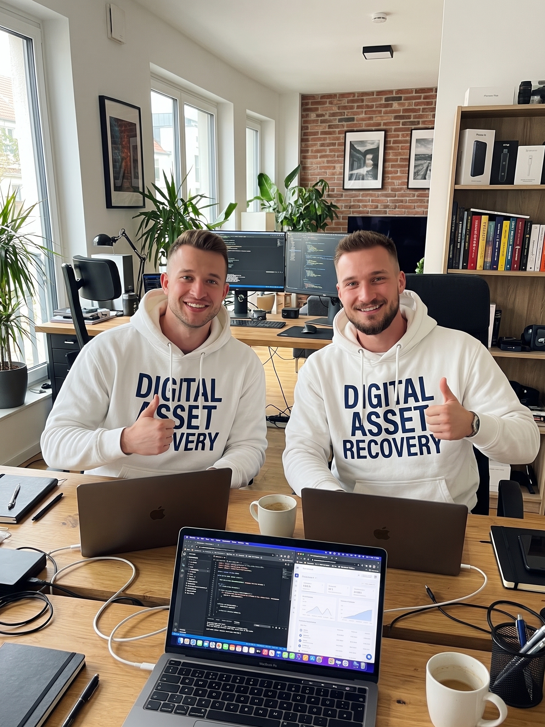 Gabriel Murphy and Ethan Russell, founders of Digital Asset Recovery